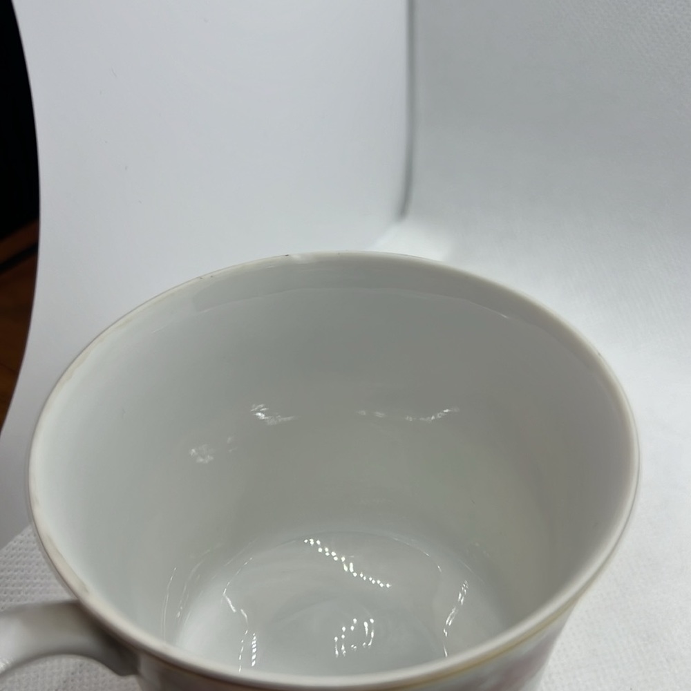 MIKASA EMPRESS FOOTED TEACUP AND SAUCER FINE CHINE VINTAGE L6009 - Picture 9 of 14